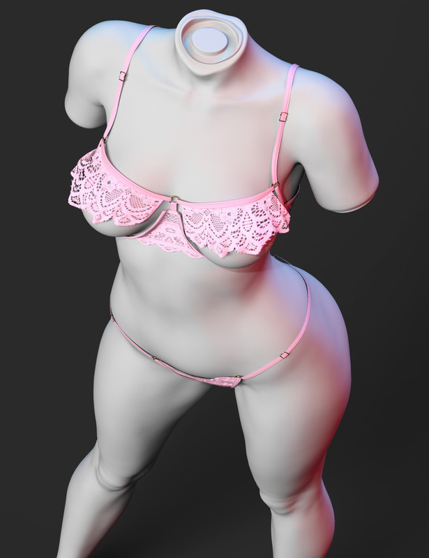 X-Fashion Ventura Lingerie Set for Genesis 9_DAZ3DDL