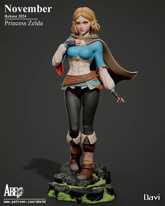 Abe3D – Princess Zelda_DAZ3DDL