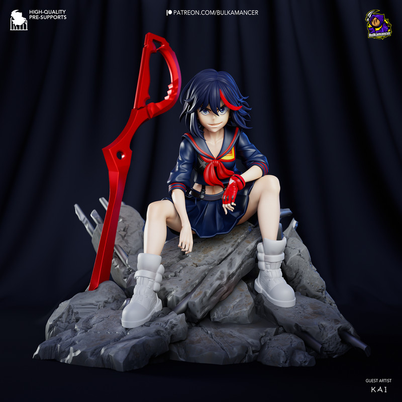 Bulkamancer Sculpts – Matoi Ryuko (3d-print)_DAZ3DDL