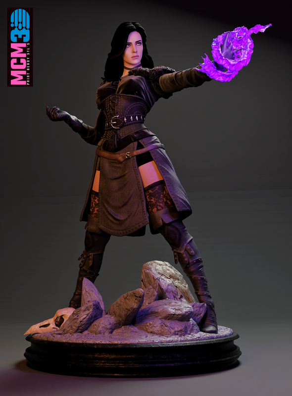 MCM3D – Yennefer (3d-print)_DAZ3D下载站