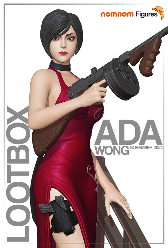 Nomnom Figures – Ada Wong – Resident Evil Printable_DAZ3DDL