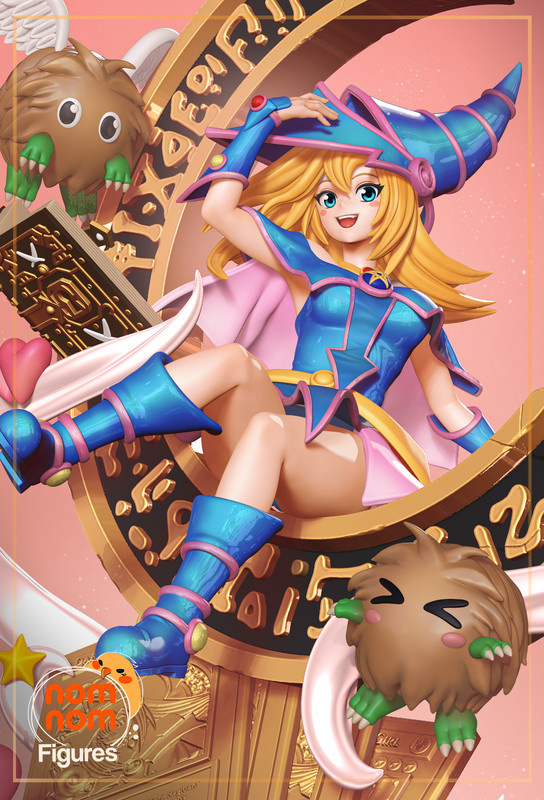 Nomnom Figures – Dark Magician Girl – Yu-Gi-Oh! Printable_DAZ3DDL