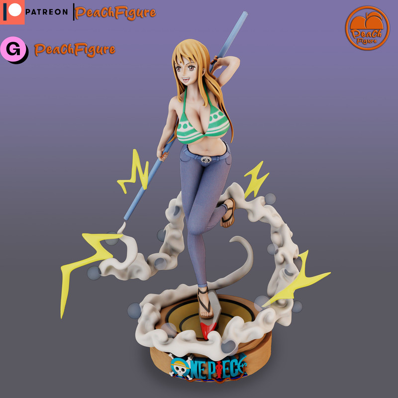 Peach Figure – Nami One Piece Printable_DAZ3D下载站