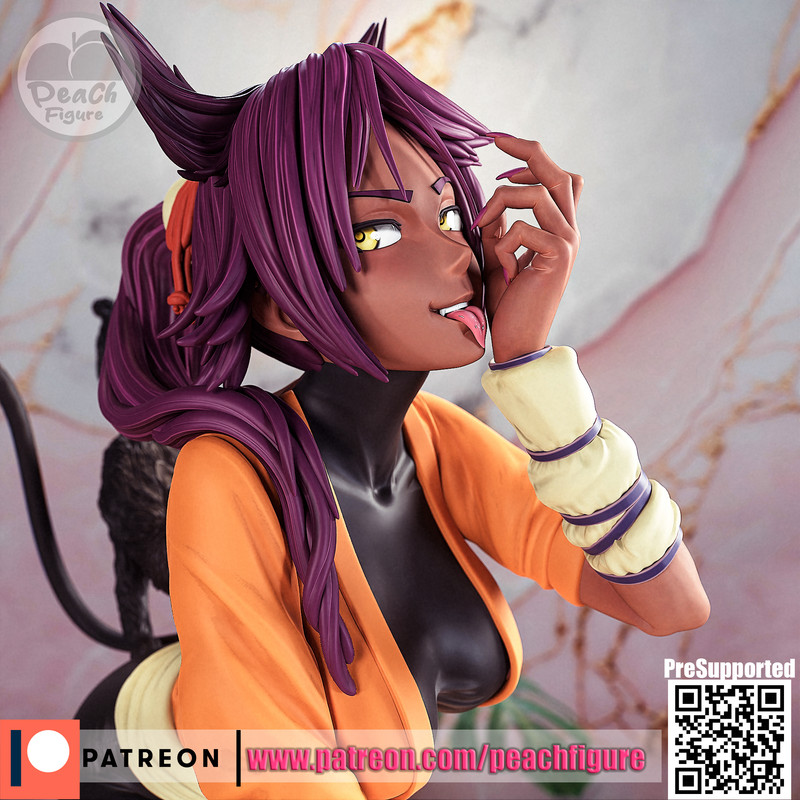 Peach Figure – Yoruichi Printable model_DAZ3DDL