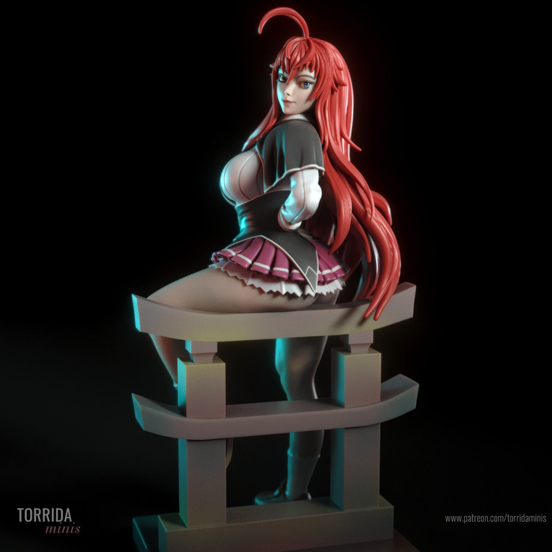 Torrida Minis – Rias Gremory (3d-print)_DAZ3DDL