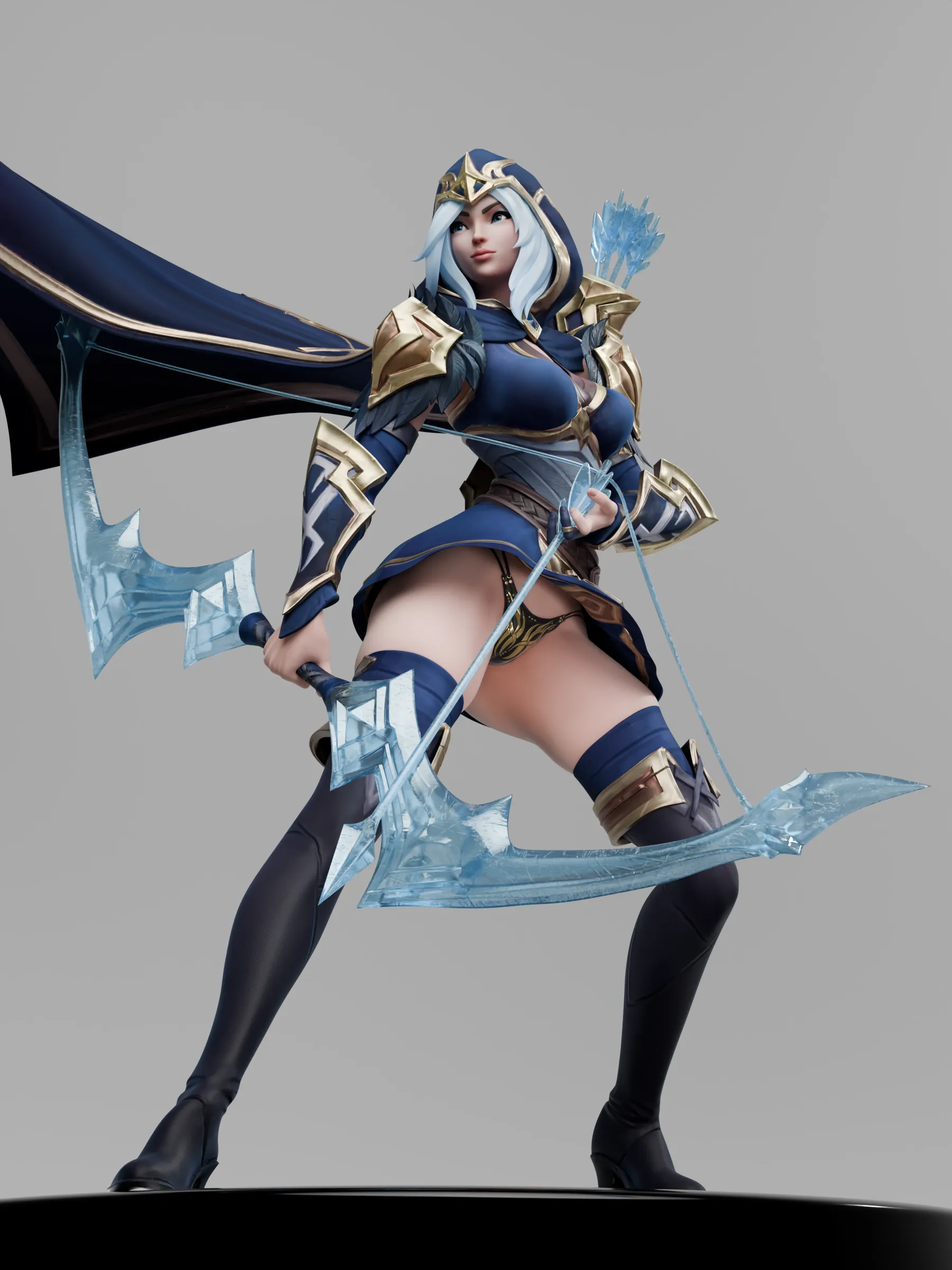 Ashe | League of Legends (Blender)_DAZ3DDL