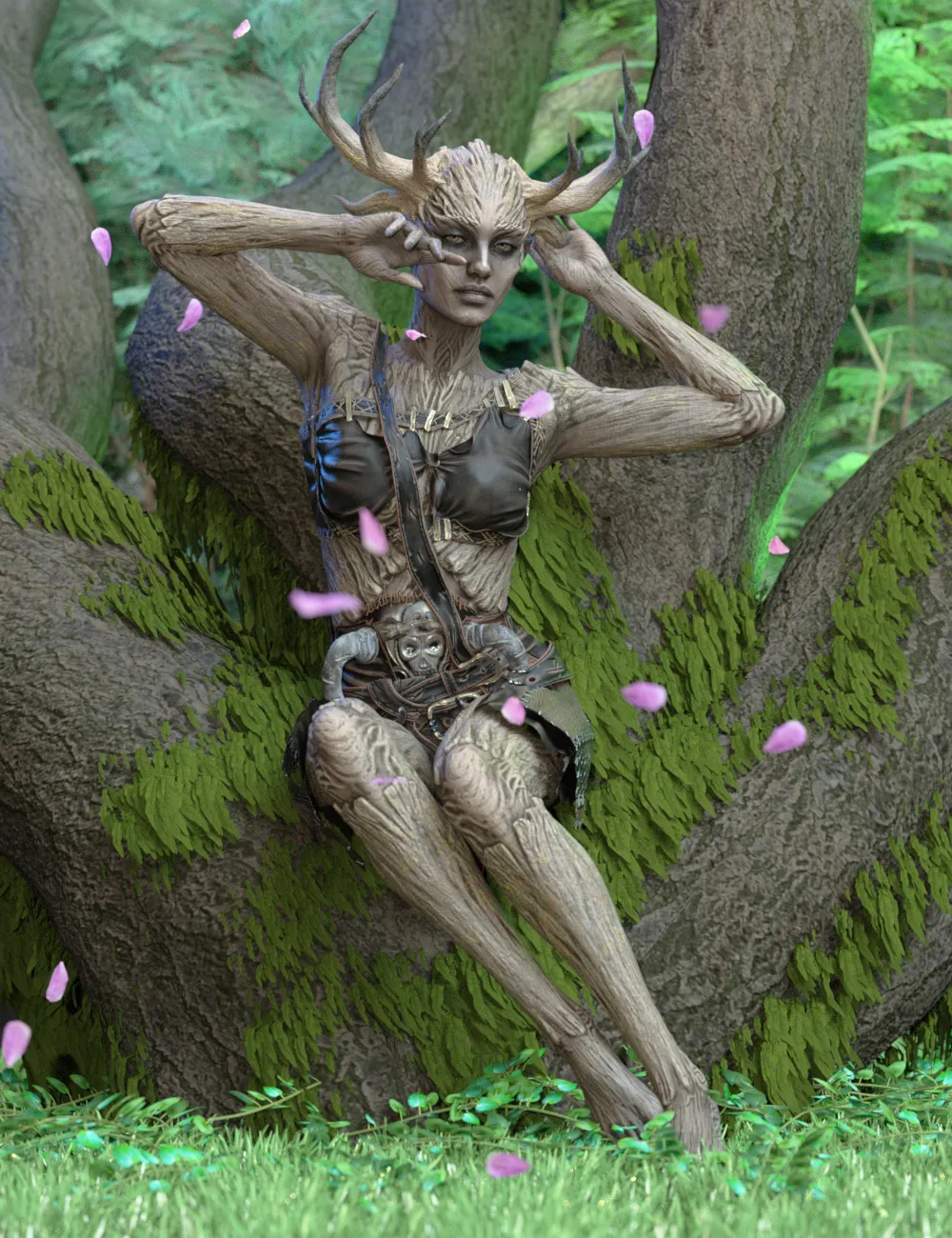 Dryad Field Poses for Sylvia 9 Dryad_DAZ3DDL