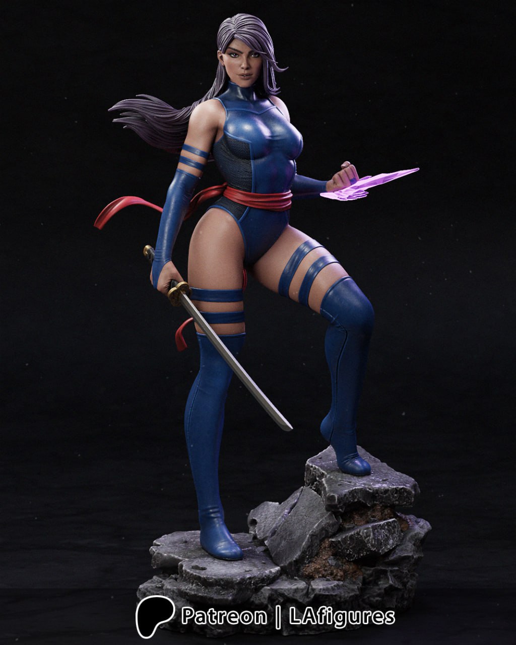 L.A. Figures – Psylocke (3d-print)_DAZ3DDL