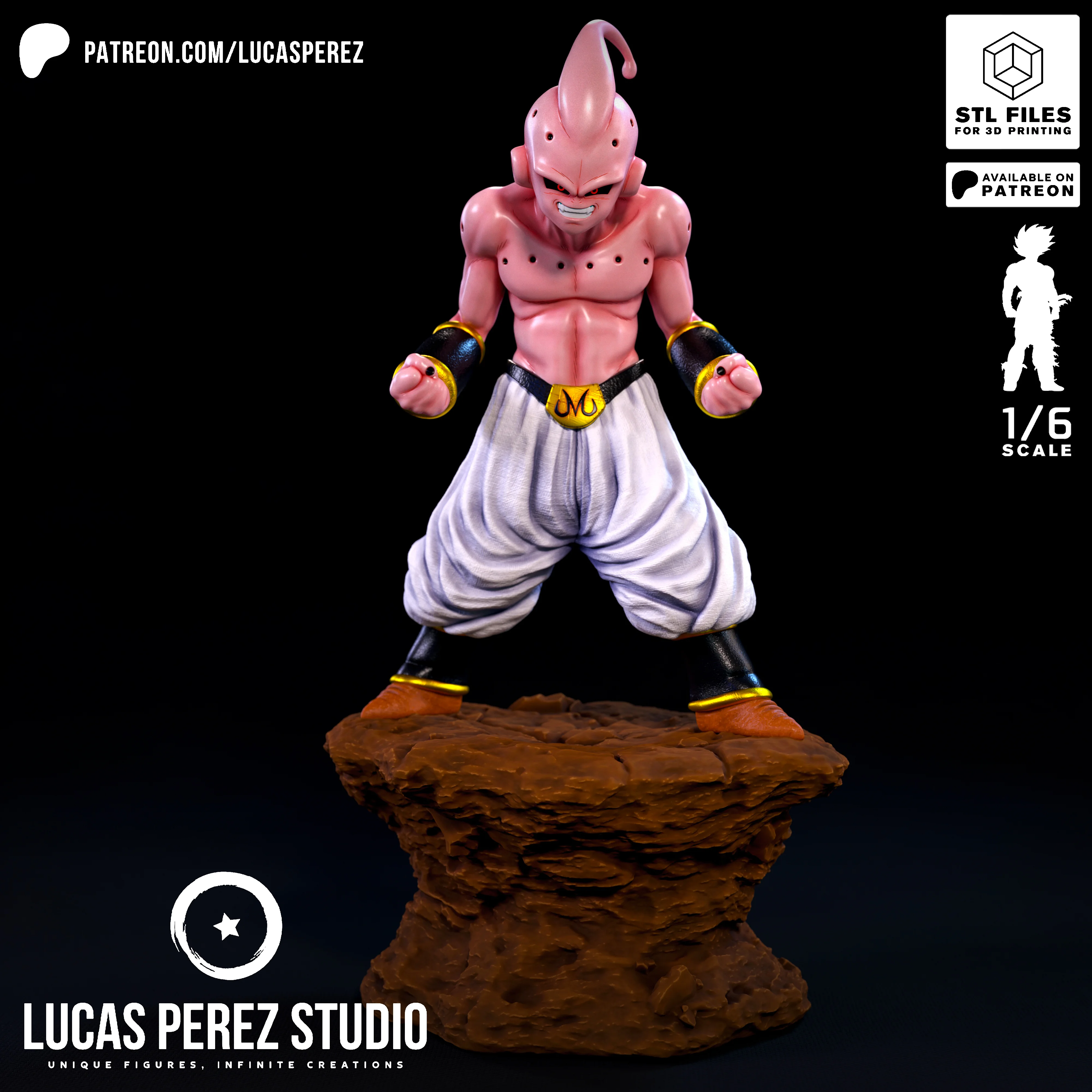 Lucas Perez Studio – Kid Buu (3d-print)_DAZ3DDL