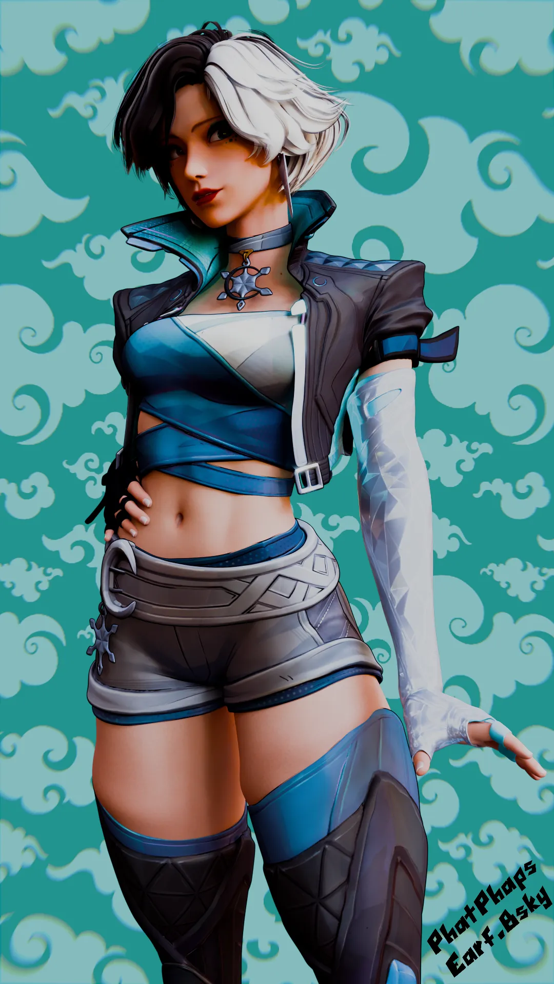 Luna Snow – Marvel Rivals (Blender Model)_DAZ3D下载站