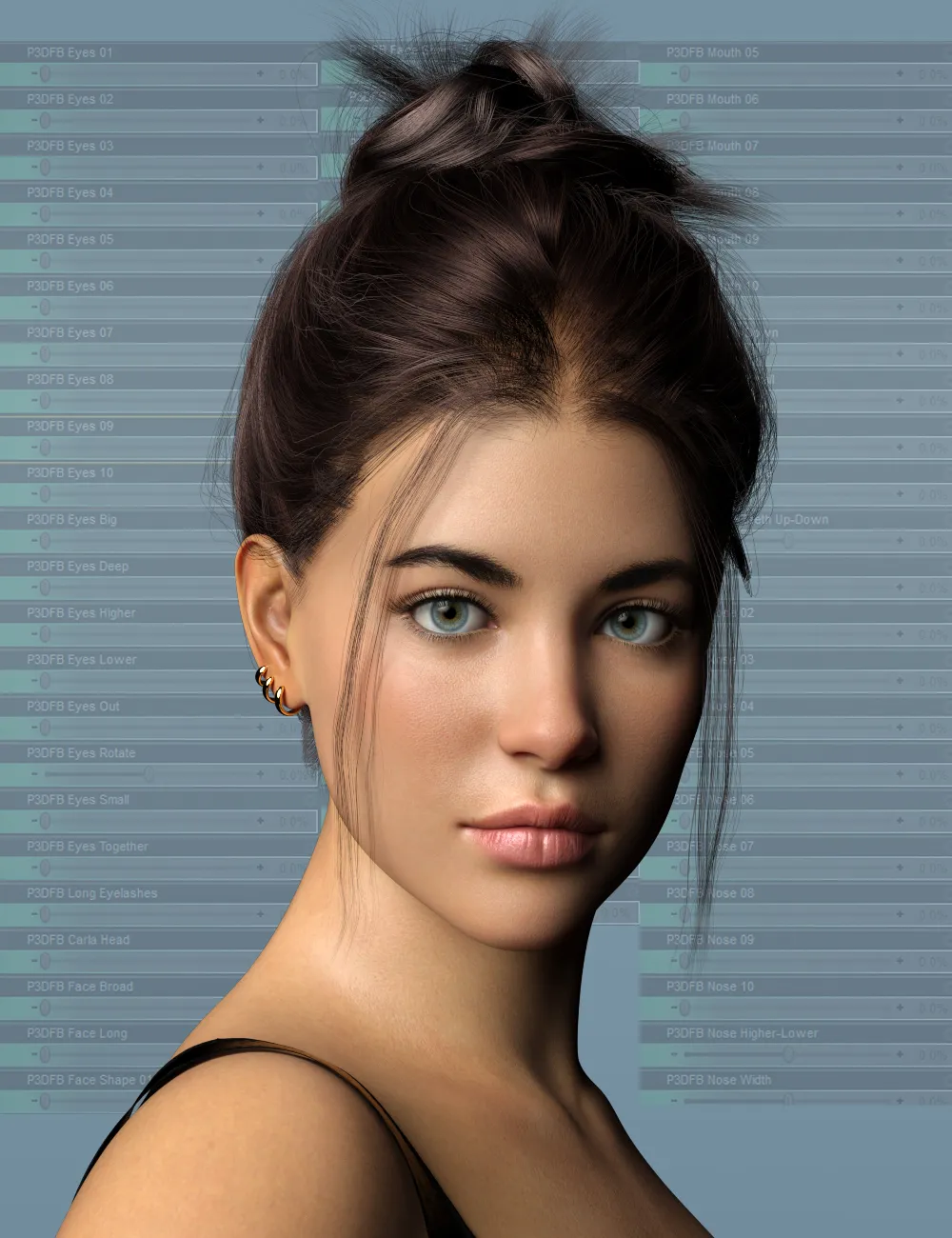 P3D Face Builder for Genesis 9 Feminine_DAZ3DDL