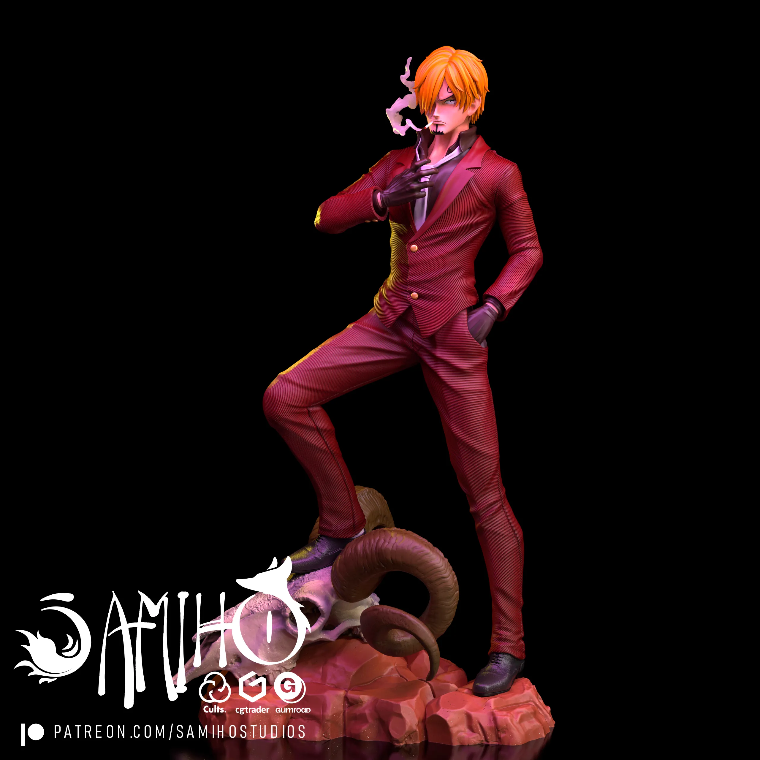 Samiho Studios -Sanji (3d-print)_DAZ3D下载站