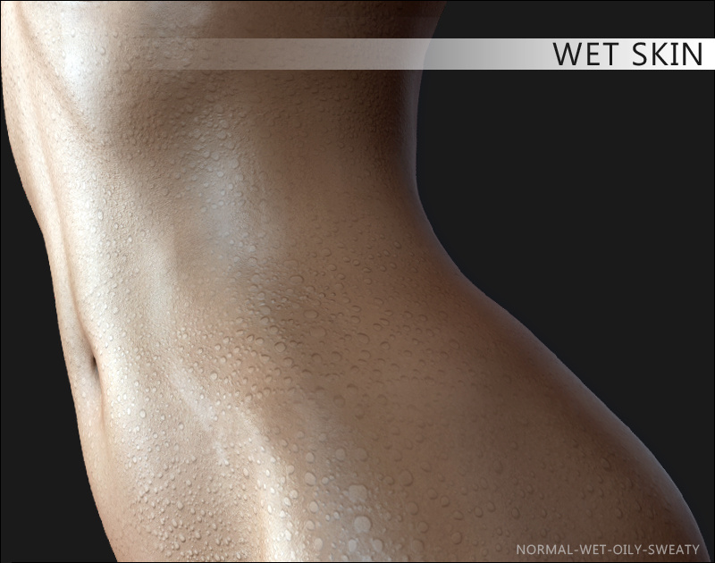 Wet Skin_DAZ3D下载站