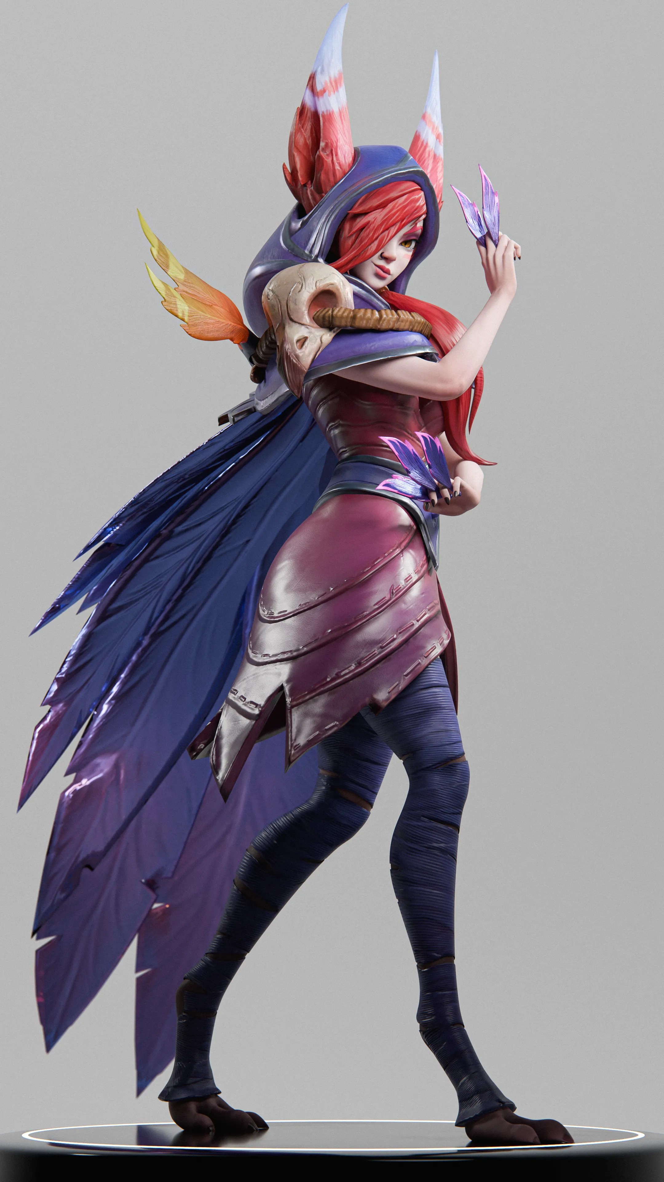 Xayah | League of Legends (Blender)_DAZ3DDL