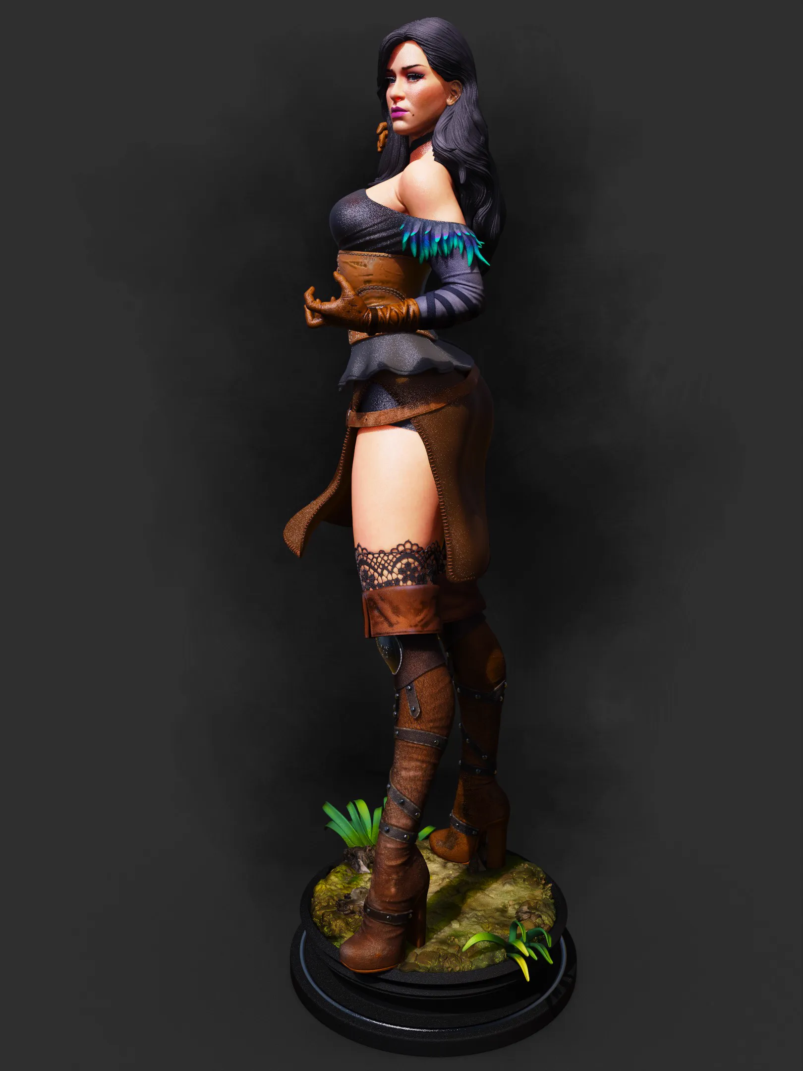 Abe3D – Yennefer (3d-print)_DAZ3D下载站