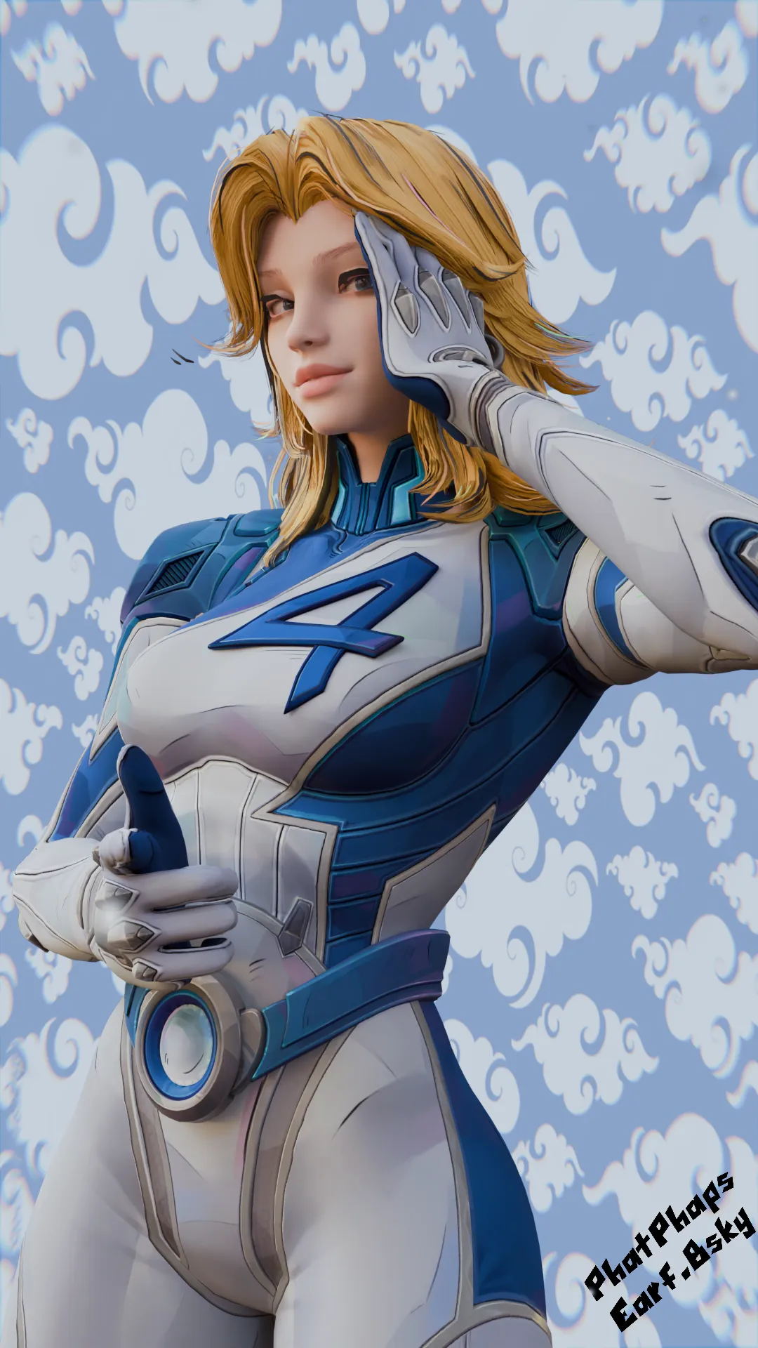 Invisible Woman – Marvel Rivals v.1.2 (Blender)_DAZ3DDL