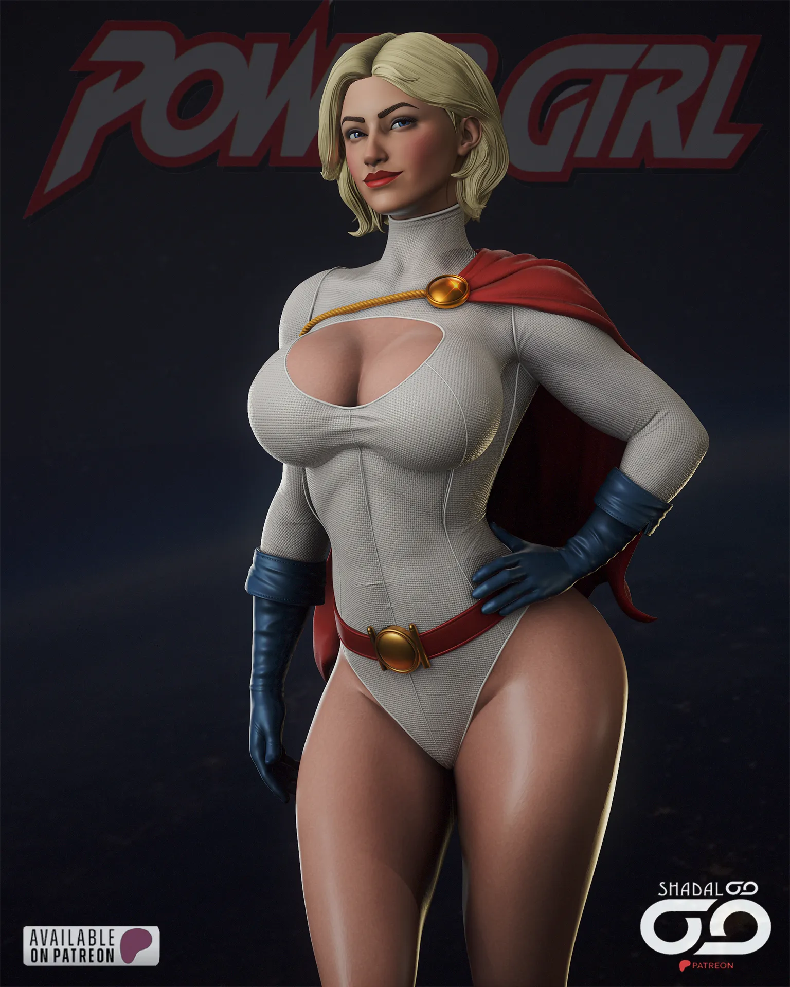 Shadaloo Studios- Power Girl (3d-print)_DAZ3DDL