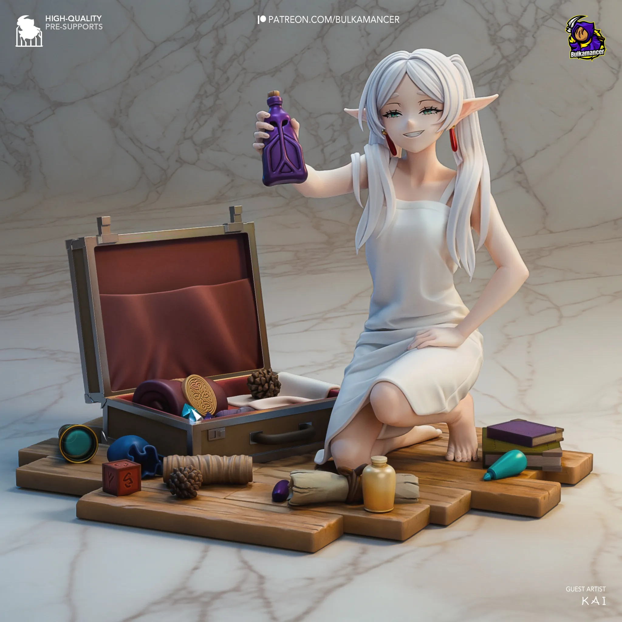 Bulkamancer Sculpts – Frieren (3d-print)_DAZ3D下载站