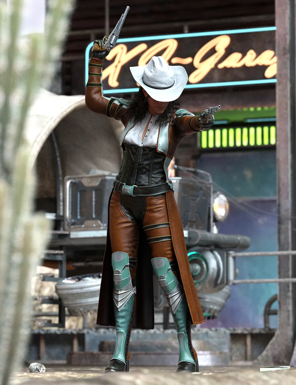 Cowgirl Galore Poses for Zahara 9_DAZ3D下载站