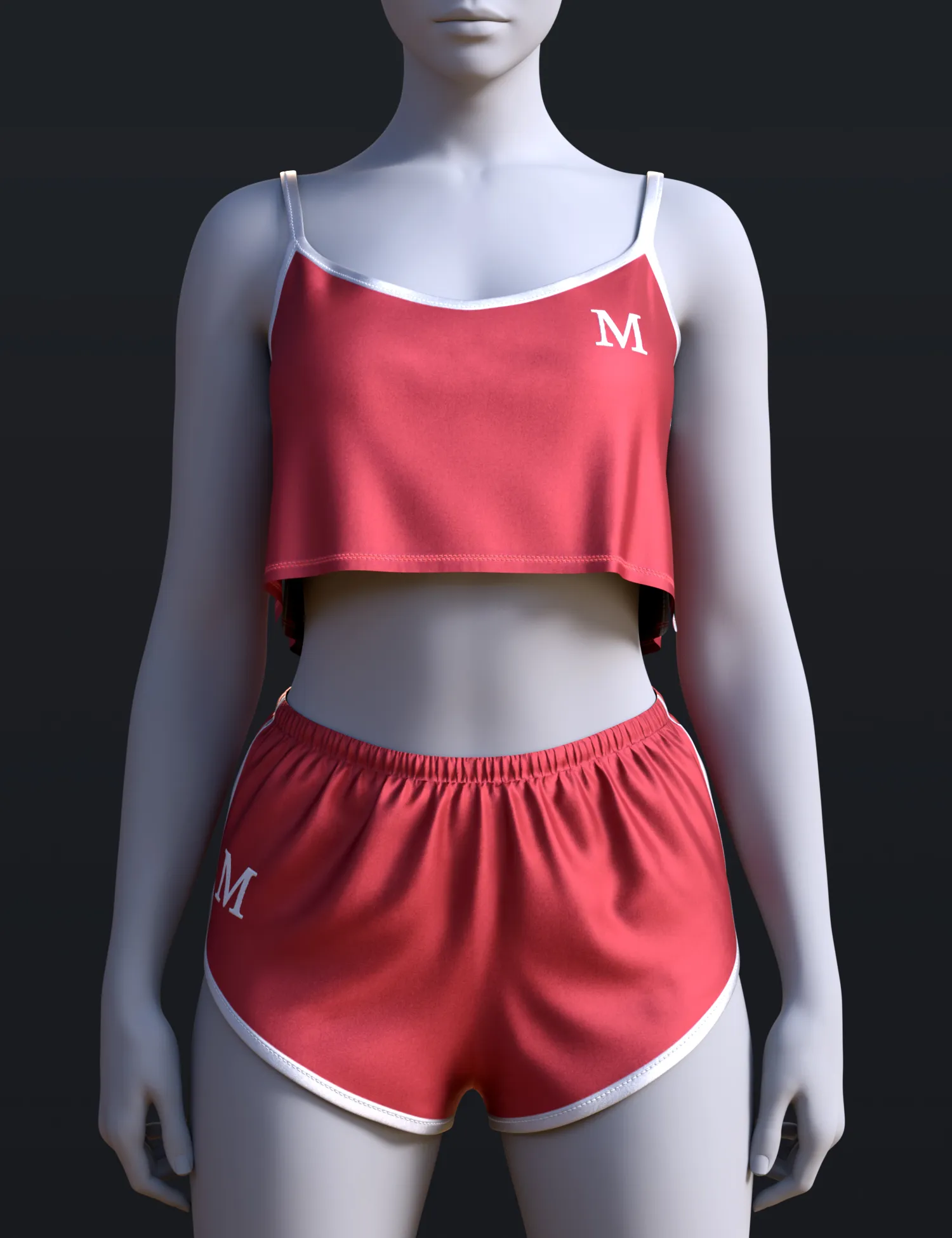 dForce BS Pajamas Set for Genesis 9_DAZ3D下载站