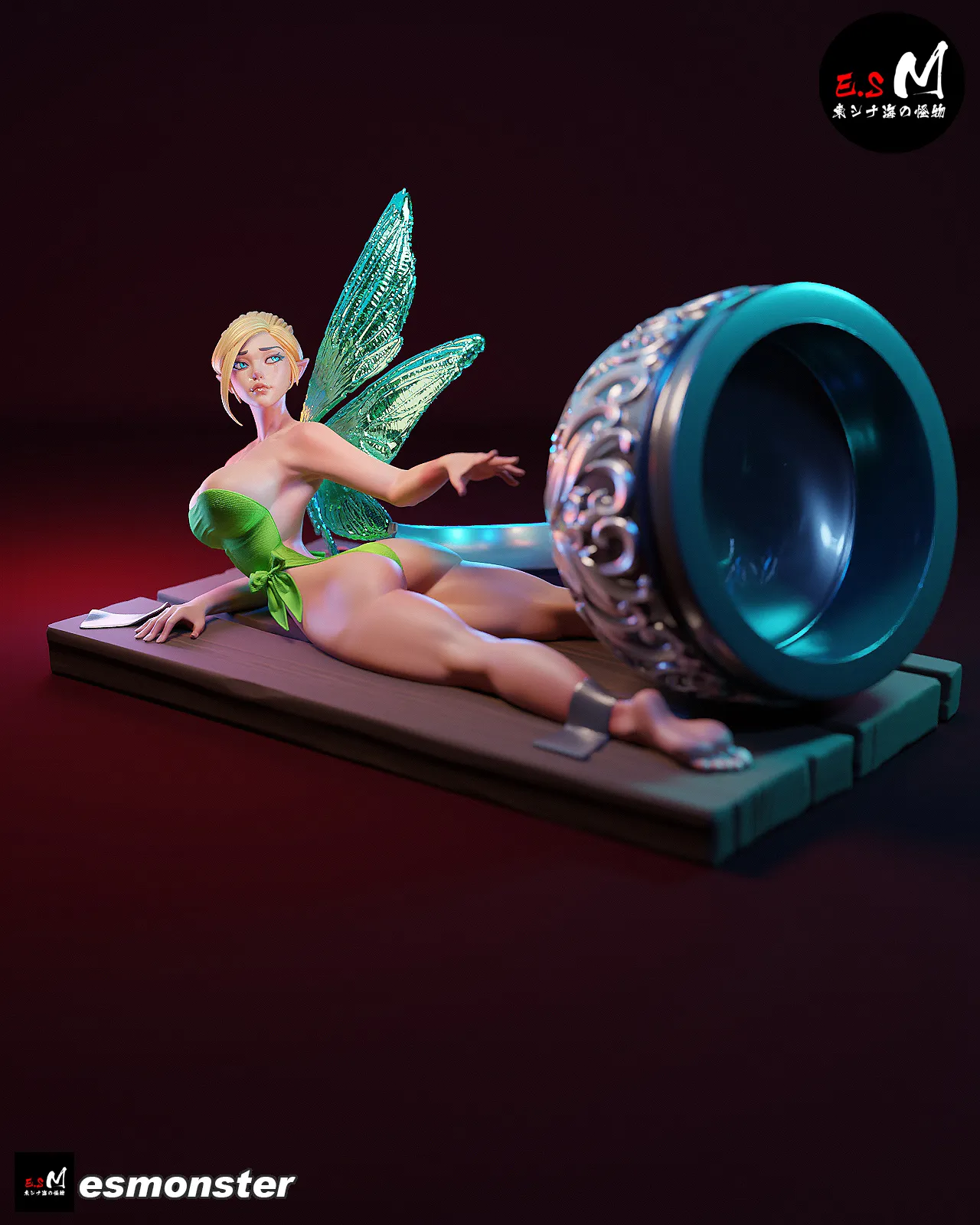 ES Monster – Tinker bell (3d-print)_DAZ3DDL