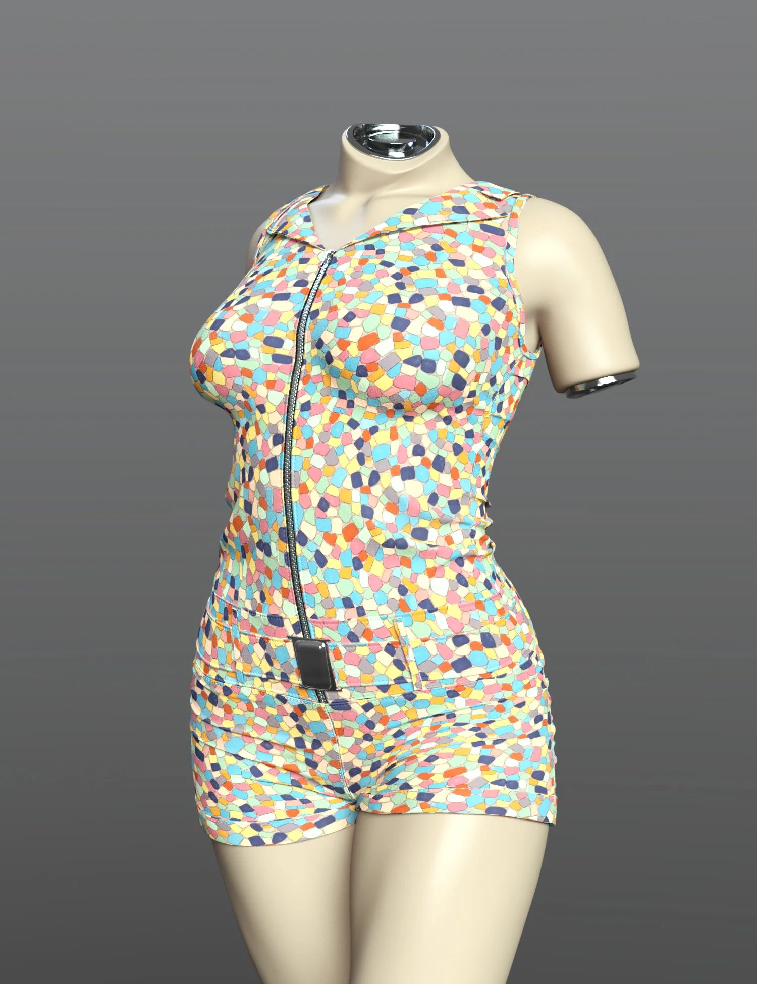 SPR Jumpsuit Sportswear for Genesis 9_DAZ3D下载站