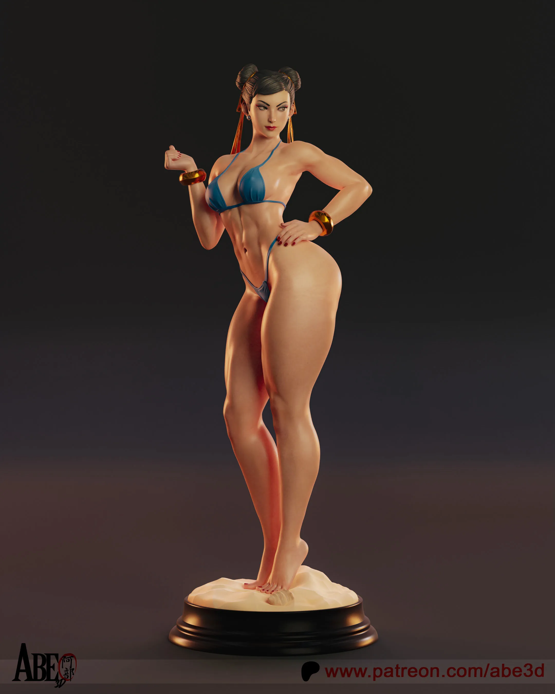 Abe3D – ChunLi SF6 Bikini (3d-print)new _DAZ3DDL