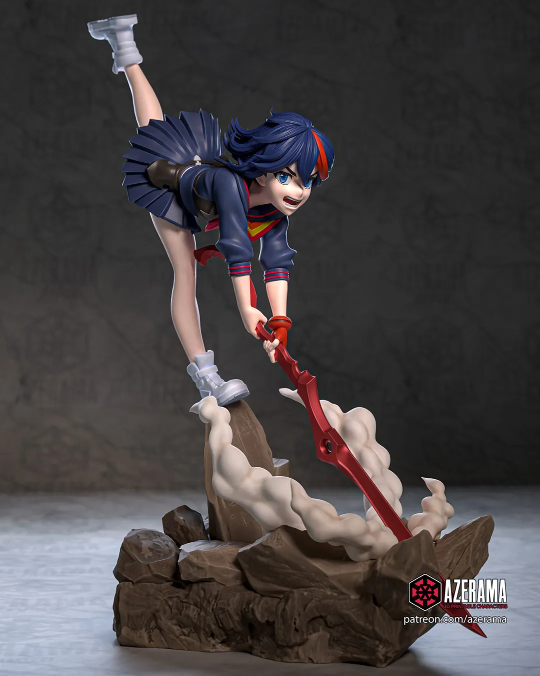 Azerama – Ryuko Matoi (3d-print)new _DAZ3DDL