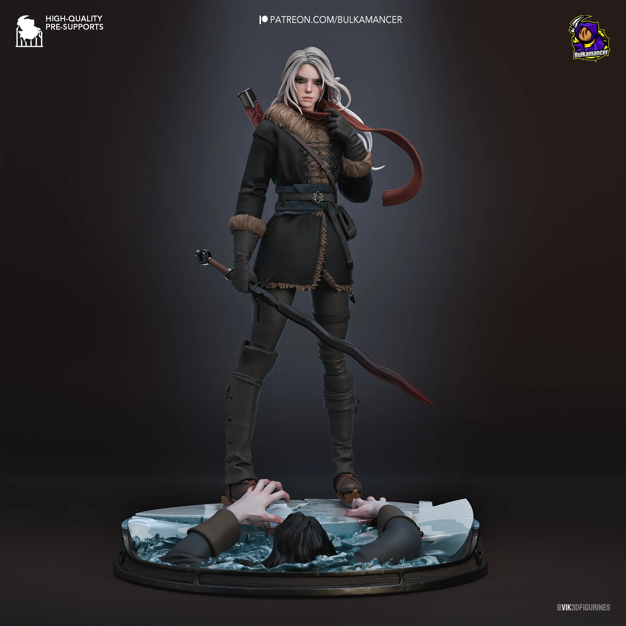 Bulkamancer Sculpts – Ciri (3d-print)new _DAZ3D下载站