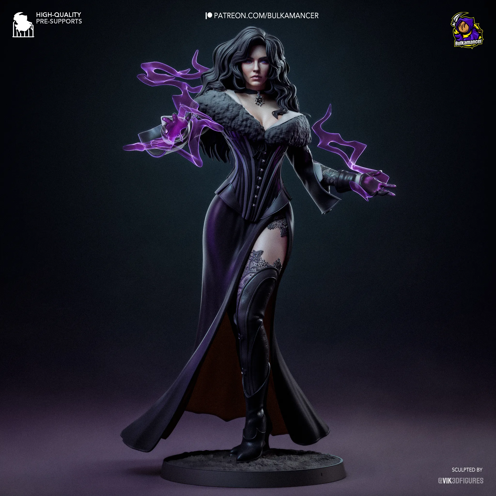 Bulkamancer Sculpts – Yennefer (3d-print)new _DAZ3D下载站