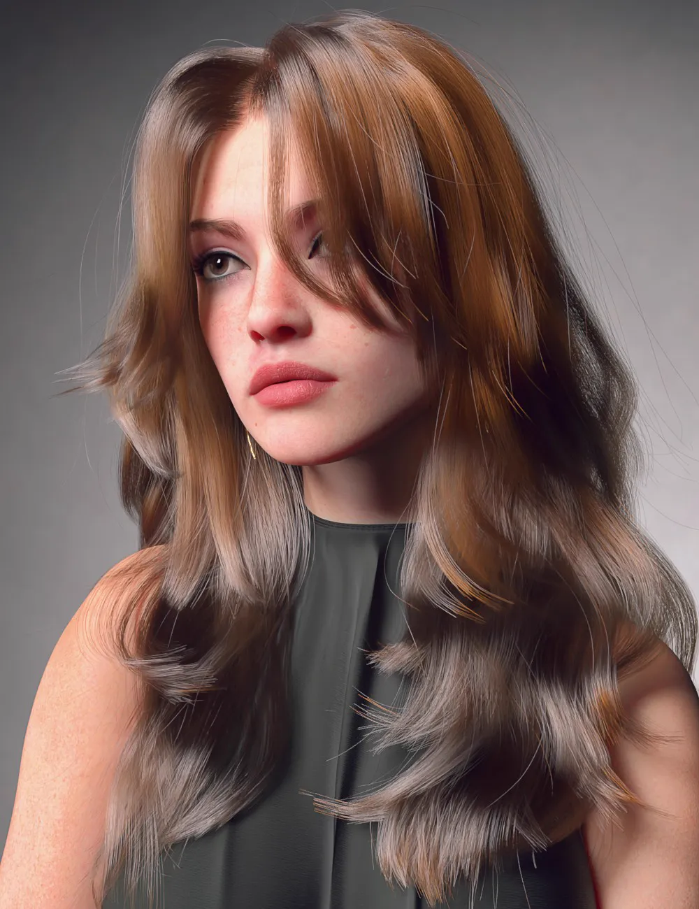 dForce CS Jasmine Hair for Genesis 9new _DAZ3D下载站