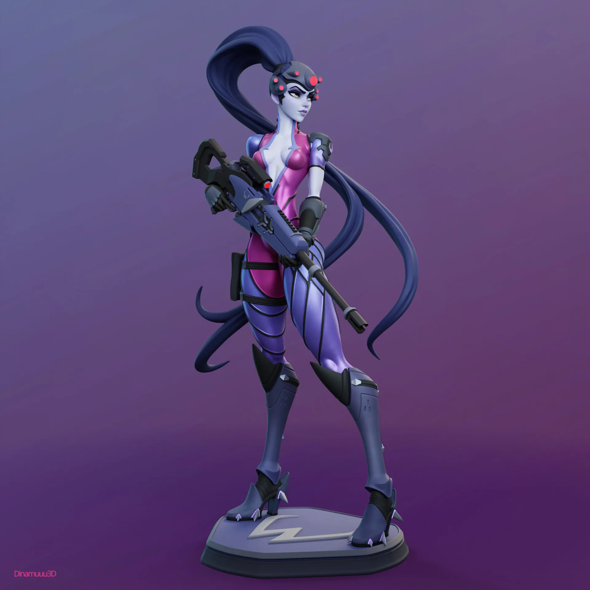 Dinamuuu3D – Widowmaker (3d-print)new _DAZ3D下载站