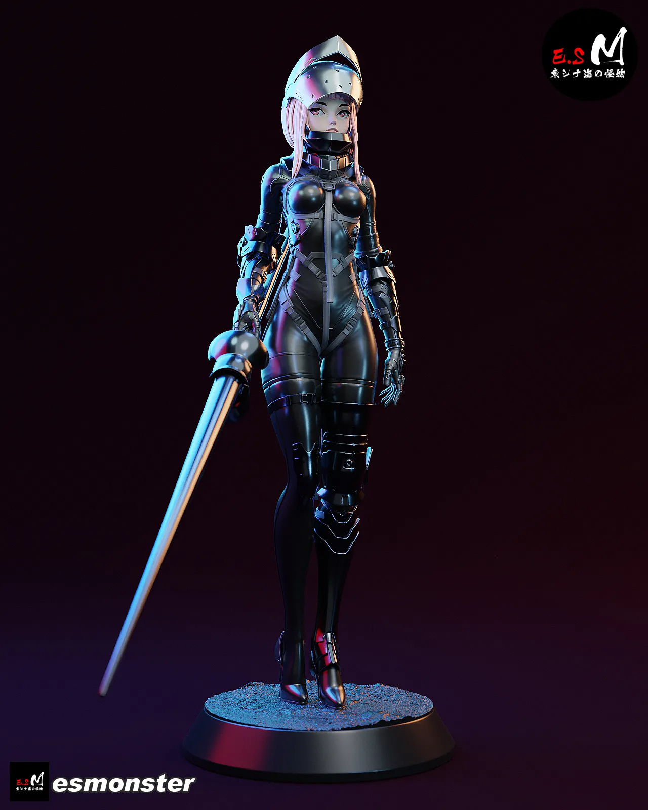 ES Monster – Lanze Reiter (3d-print)new _DAZ3D下载站