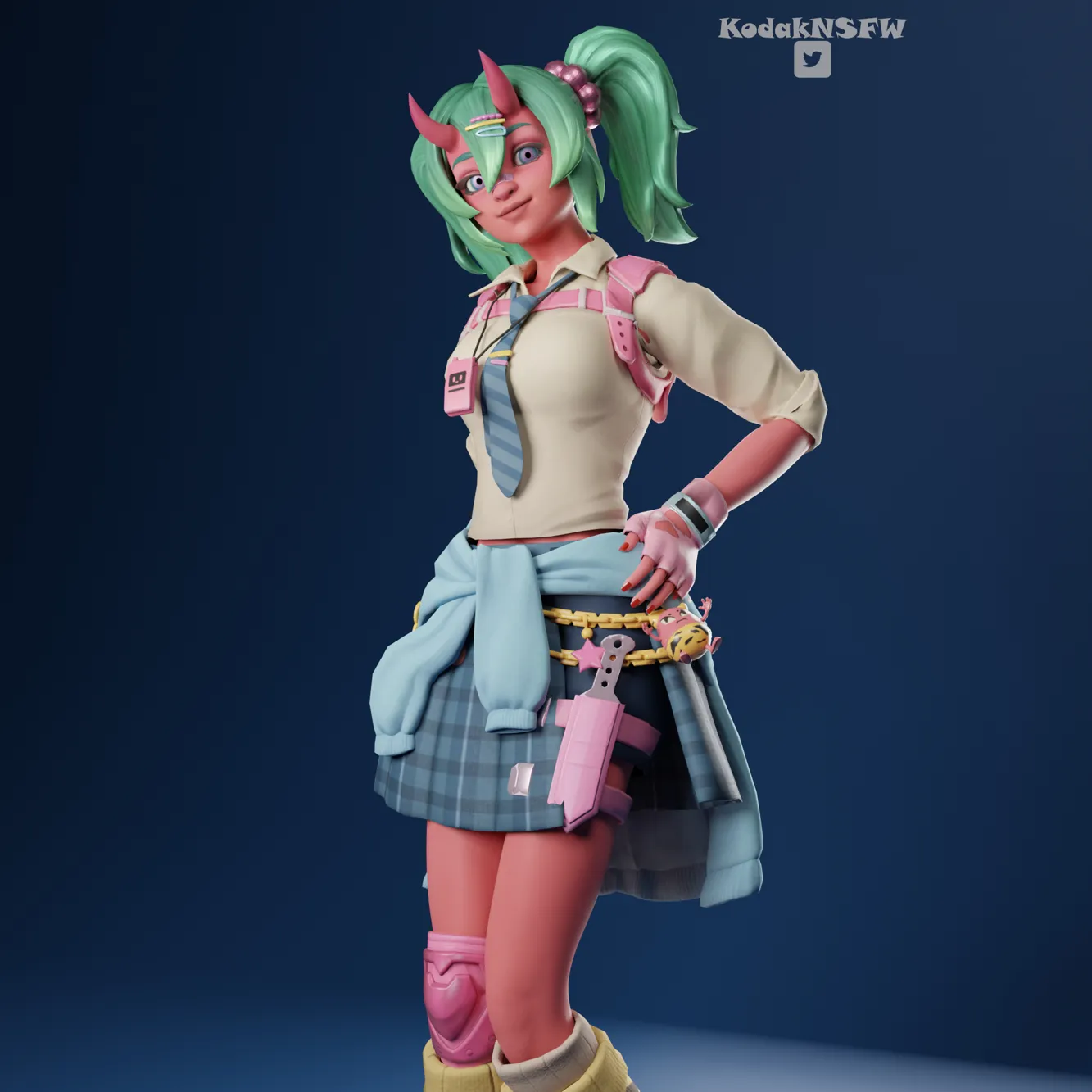 Futa Nemia – Fortnite (Blender)new _DAZ3D下载站