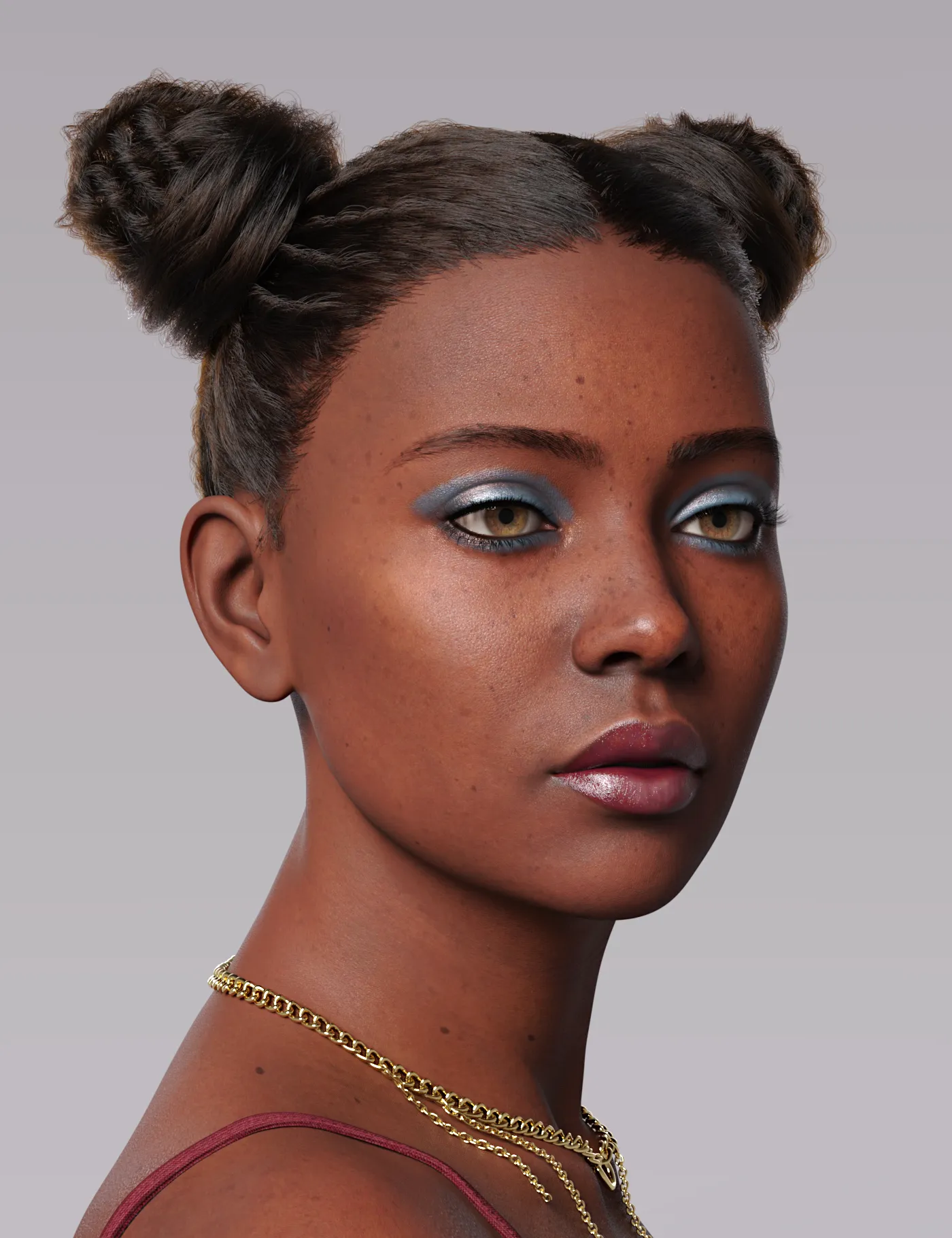 Kyla Hair for Genesis 9new _DAZ3D下载站