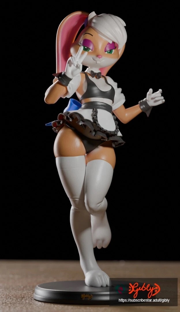 Lola Bunny Maid (3d-print)new _DAZ3D下载站