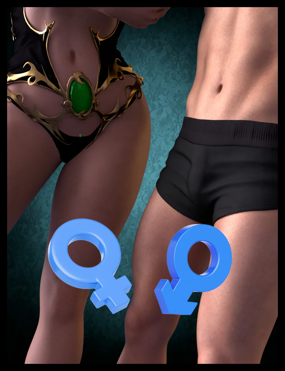 ND Intimate Piercings for Genesis 9 and Anatomies (Female and Male)new _DAZ3DDL