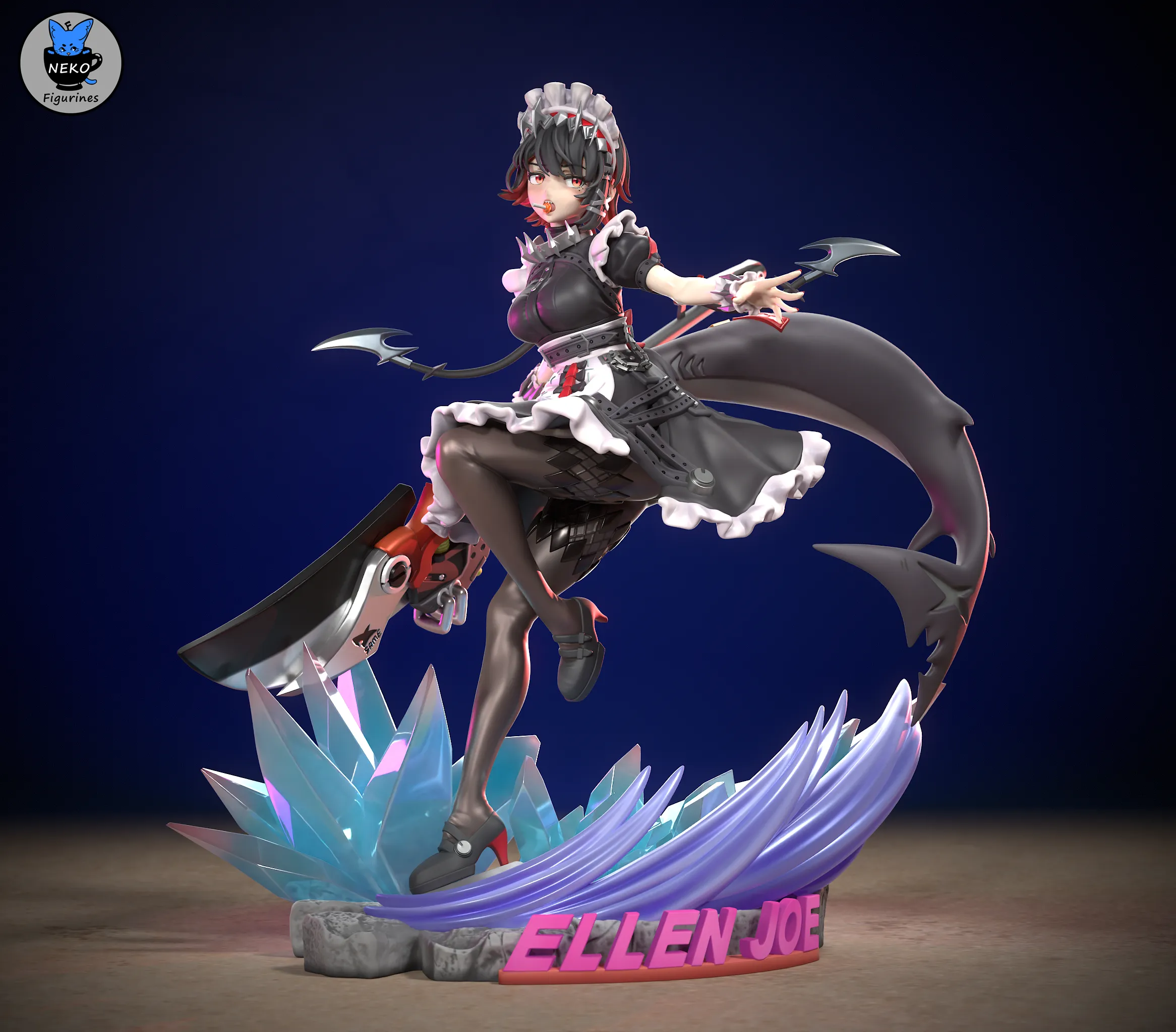 Neko Figurines – Ellen Joe (3d-print)new _DAZ3DDL