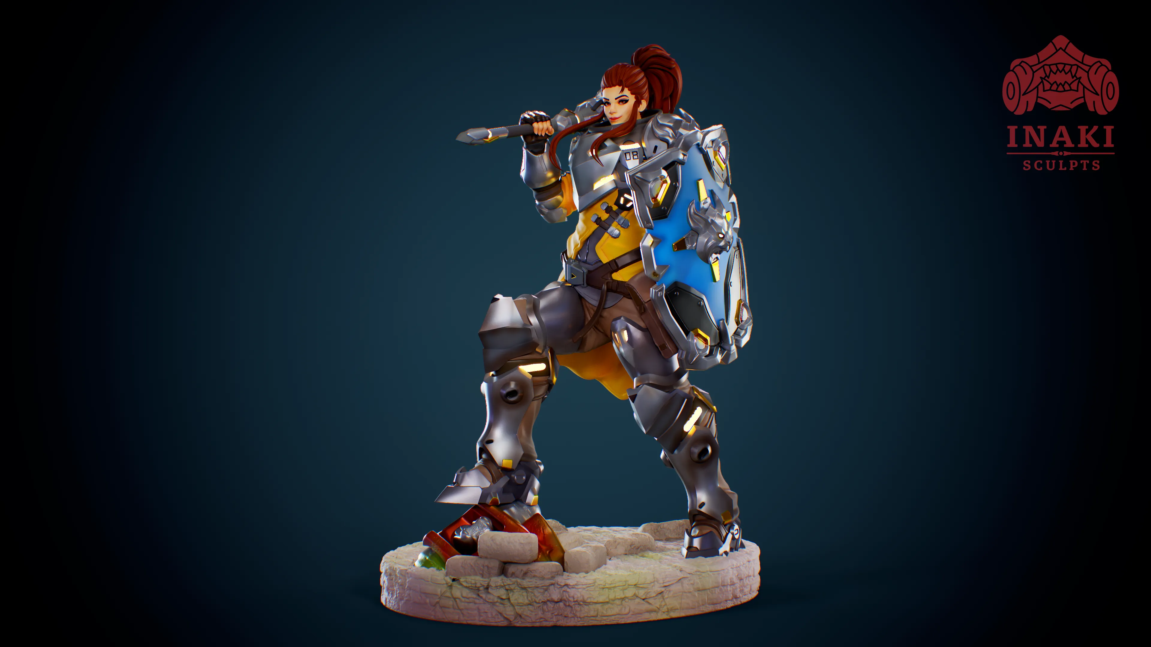 Inaki Sculpts – Brigitte (3d-print)new _DAZ3D下载站