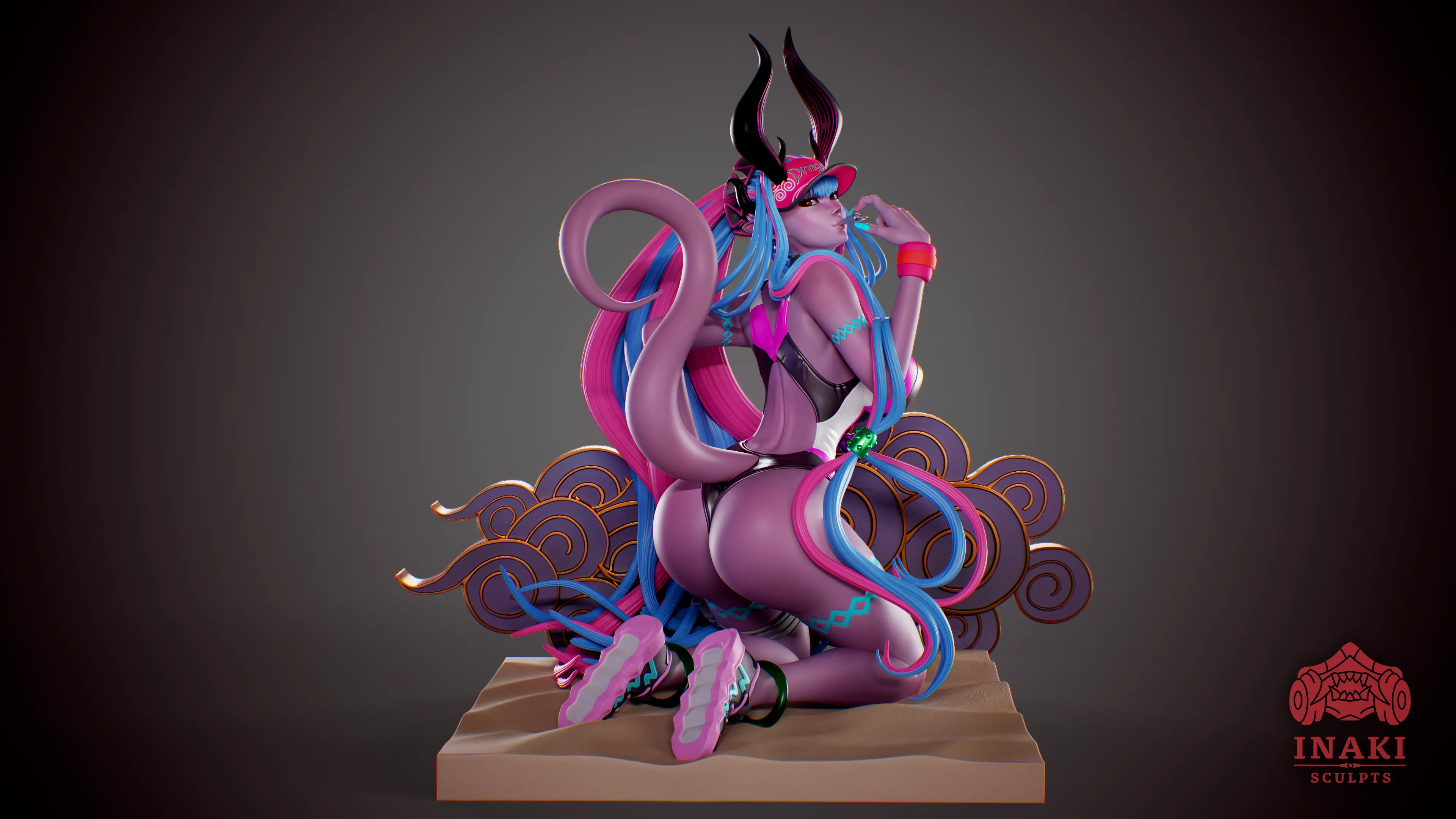 Inaki Sculpts – Ibuki Douji (3d-print)new _DAZ3D下载站