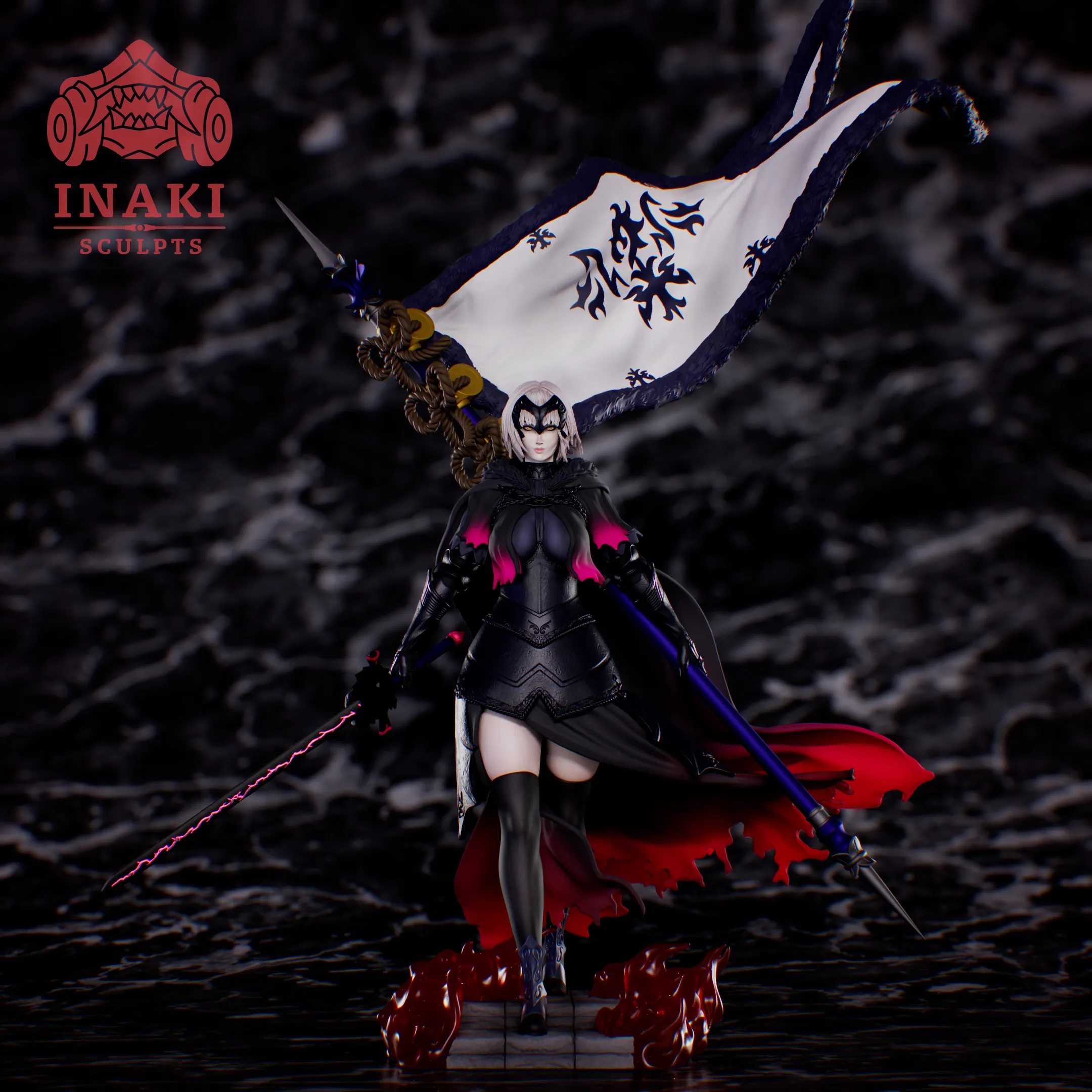 Inaki Sculpts – Jeanne D’arc Alter (3d-print)new _DAZ3D下载站