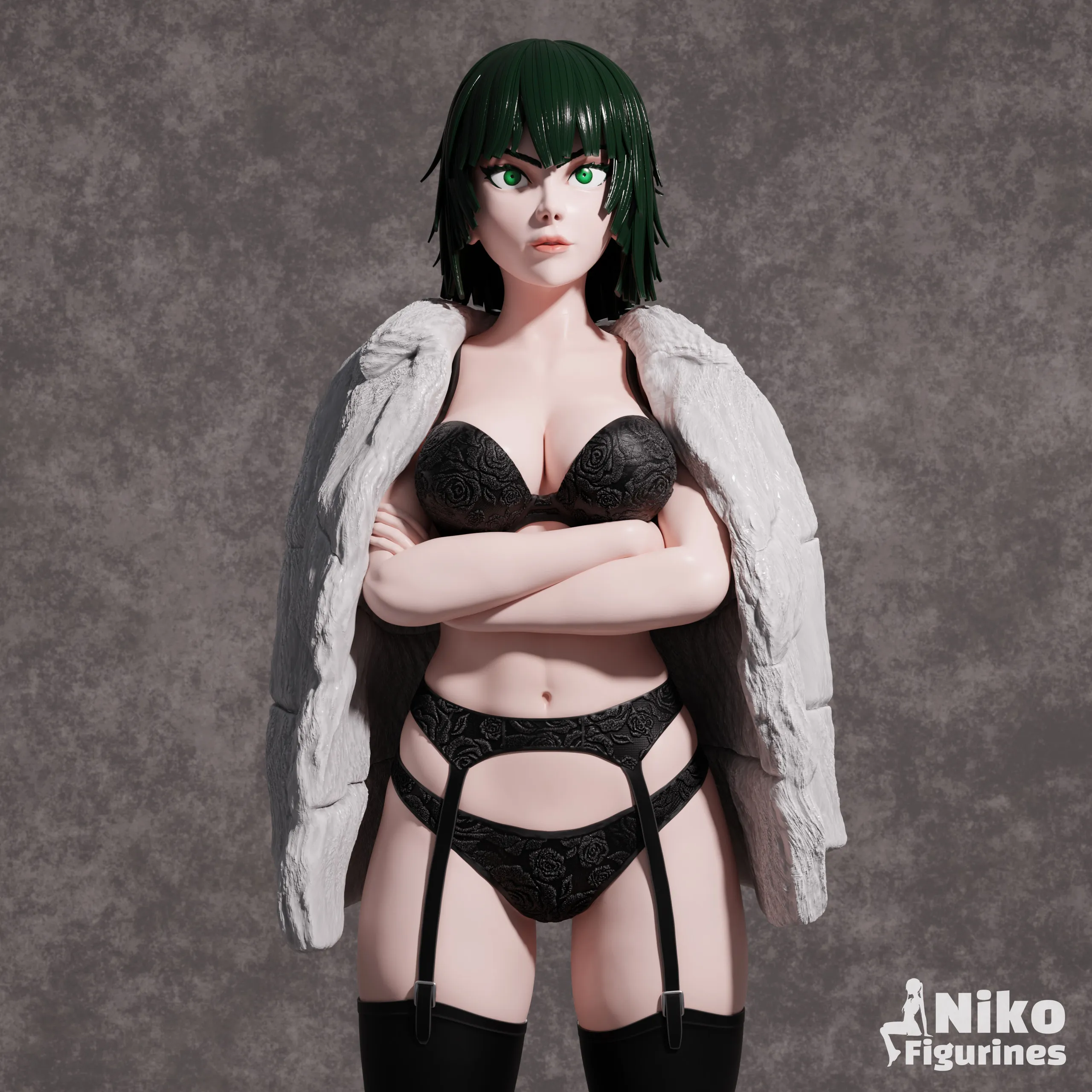Niko Figurines – Fubuki (3d-print)new _DAZ3D下载站