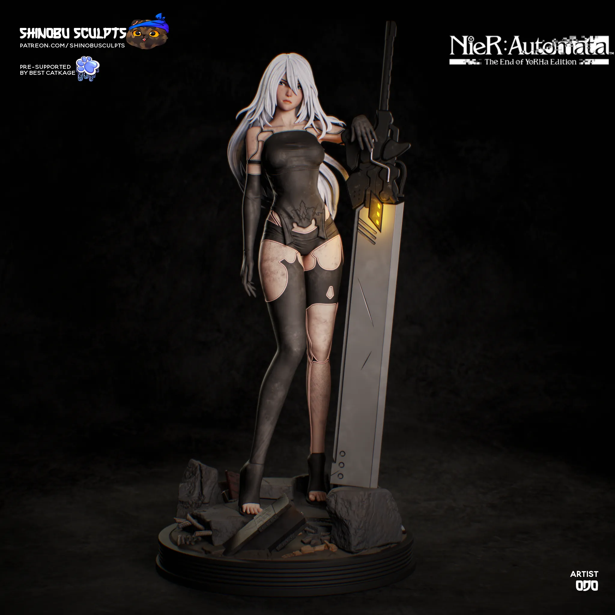 Shinobu Sculpts – A2 (3d-print)new _DAZ3D下载站