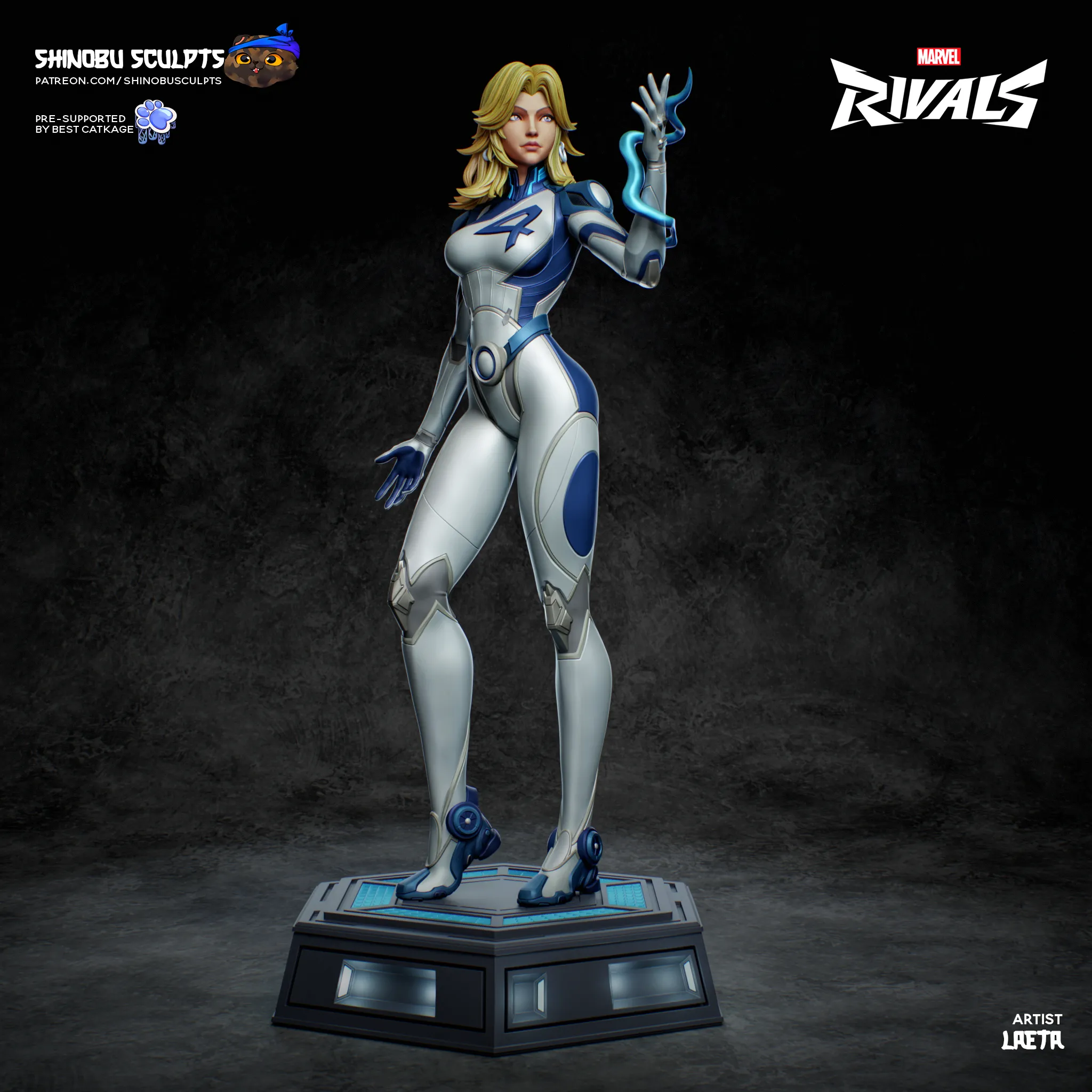 Shinobu Sculpts – Invisible Woman (3d-print)new _DAZ3DDL