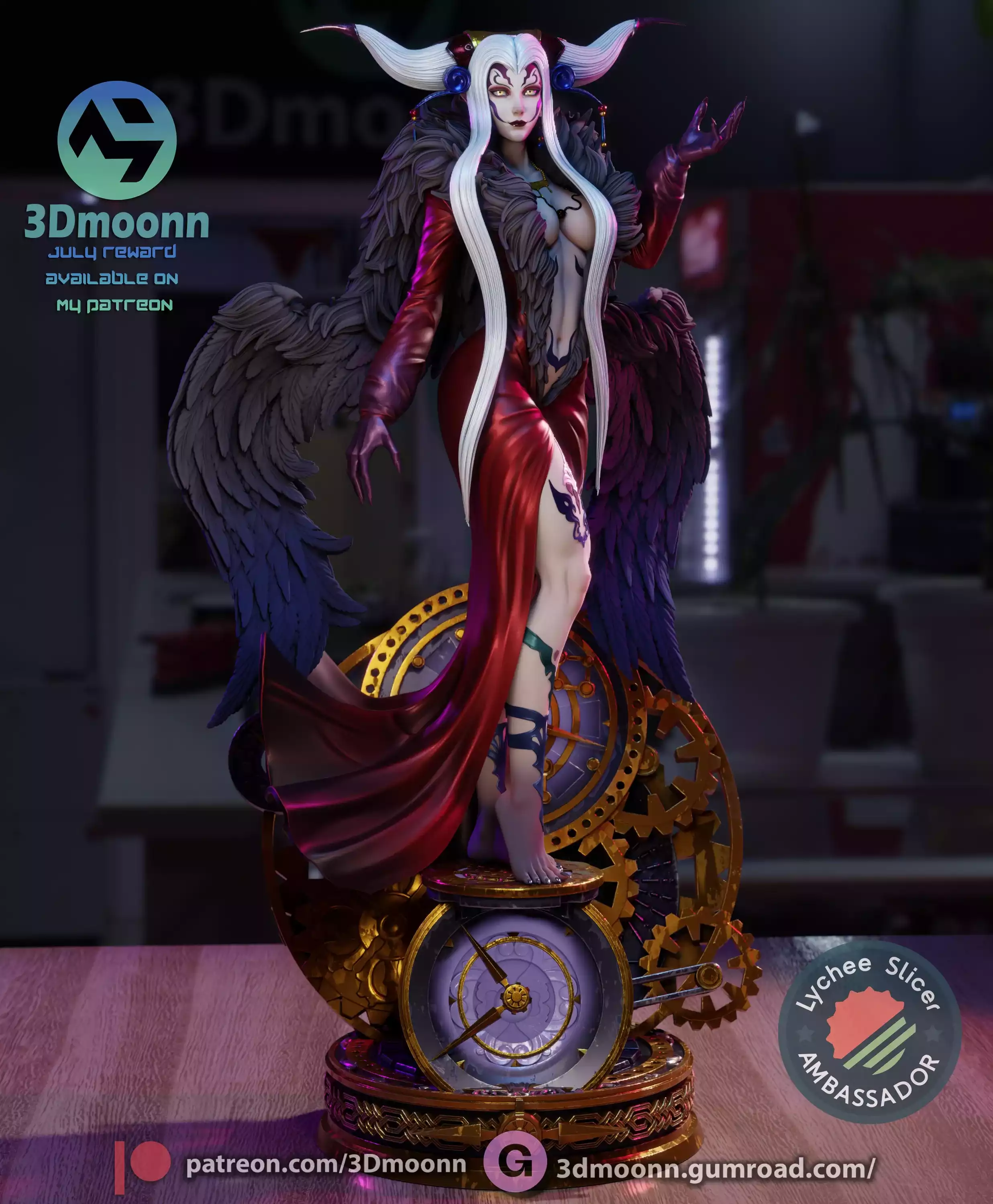 3Dmoonn – Ultimecia (3d-print)new _DAZ3DDL
