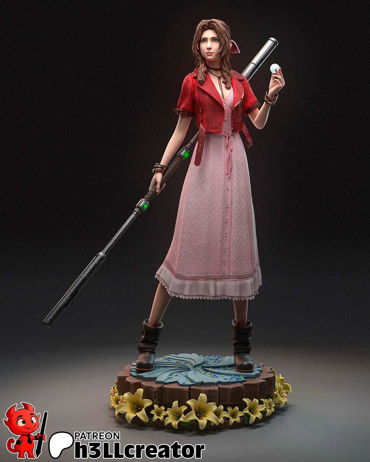 H3LL Creator – Aerith (3d-print)new _DAZ3D下载站