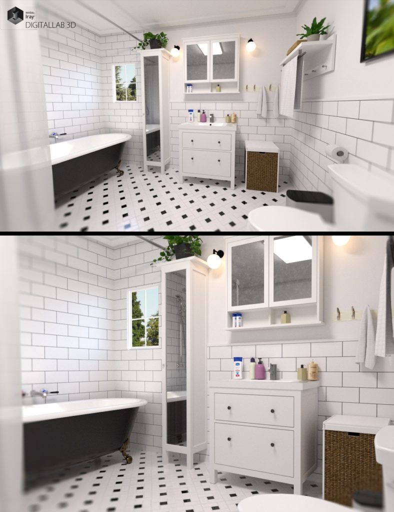 Apartment Bathroom_DAZ3D下载站