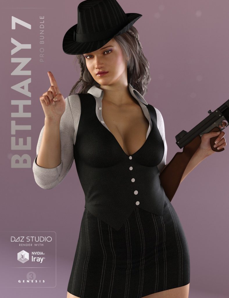 Bethany 7 Pro Bundle_DAZ3D下载站