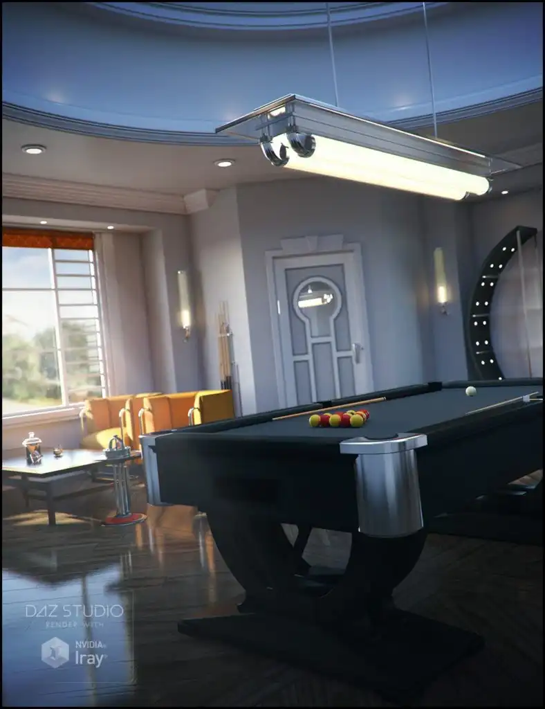 Deco Downtime_DAZ3D下载站