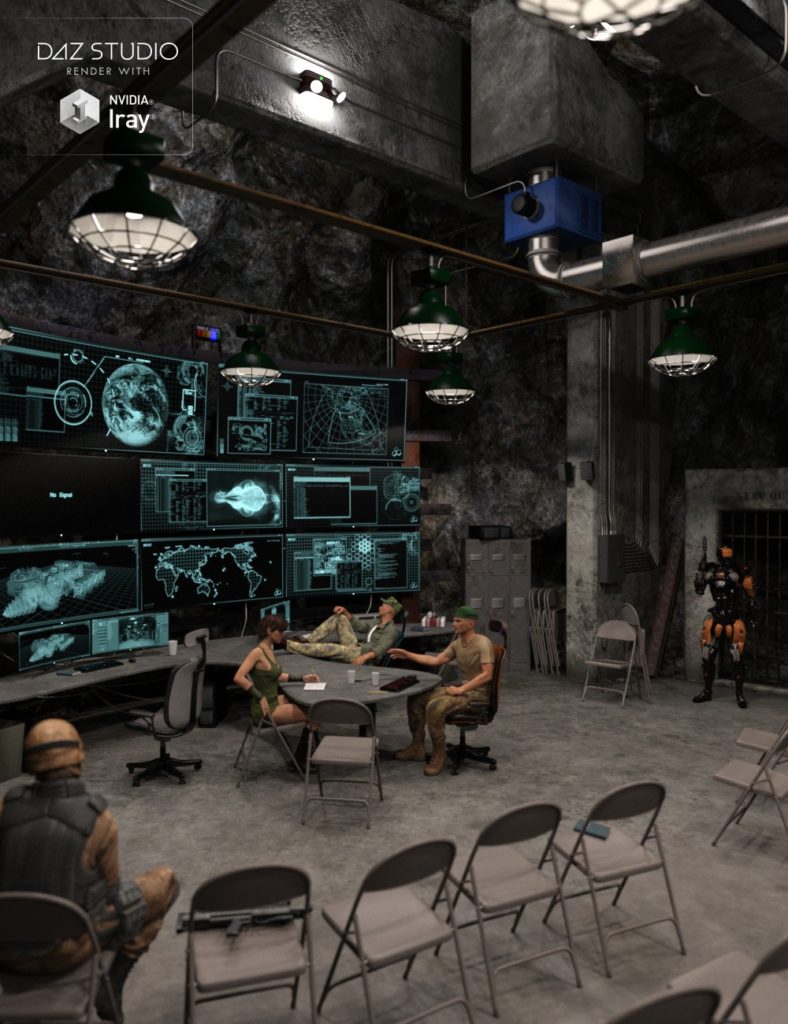 Deep Underground Command Center_DAZ3D下载站